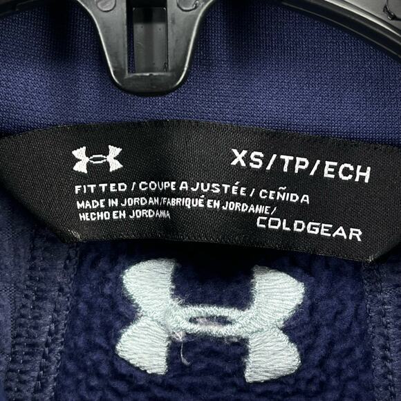 Under Armour Gamnut 1/4 Zip Pullover Fleece Shirt Womens Size XS Purple - Picture 5 of 6